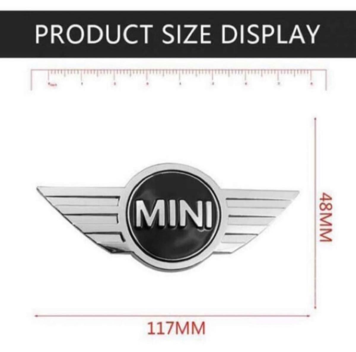 mini　ロゴ ステッカー BMW MINI エンブレム ミニクーパー　新品　 ミニクーパー エンブレム COOPER_画像2