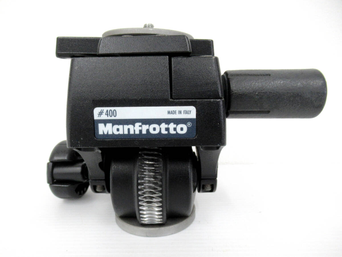 【Manfrotto/マンフロット】寅②68//大型ギア雲台　#400/美品//_画像2