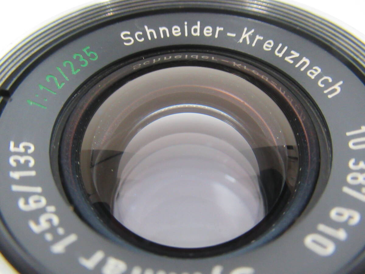 【Schneider Kreuznach/シュナイダークロイツナッハ】寅①186//Symmar 135mm 1:5.6/COPAL-NO.0/防湿庫保管/美品_画像3