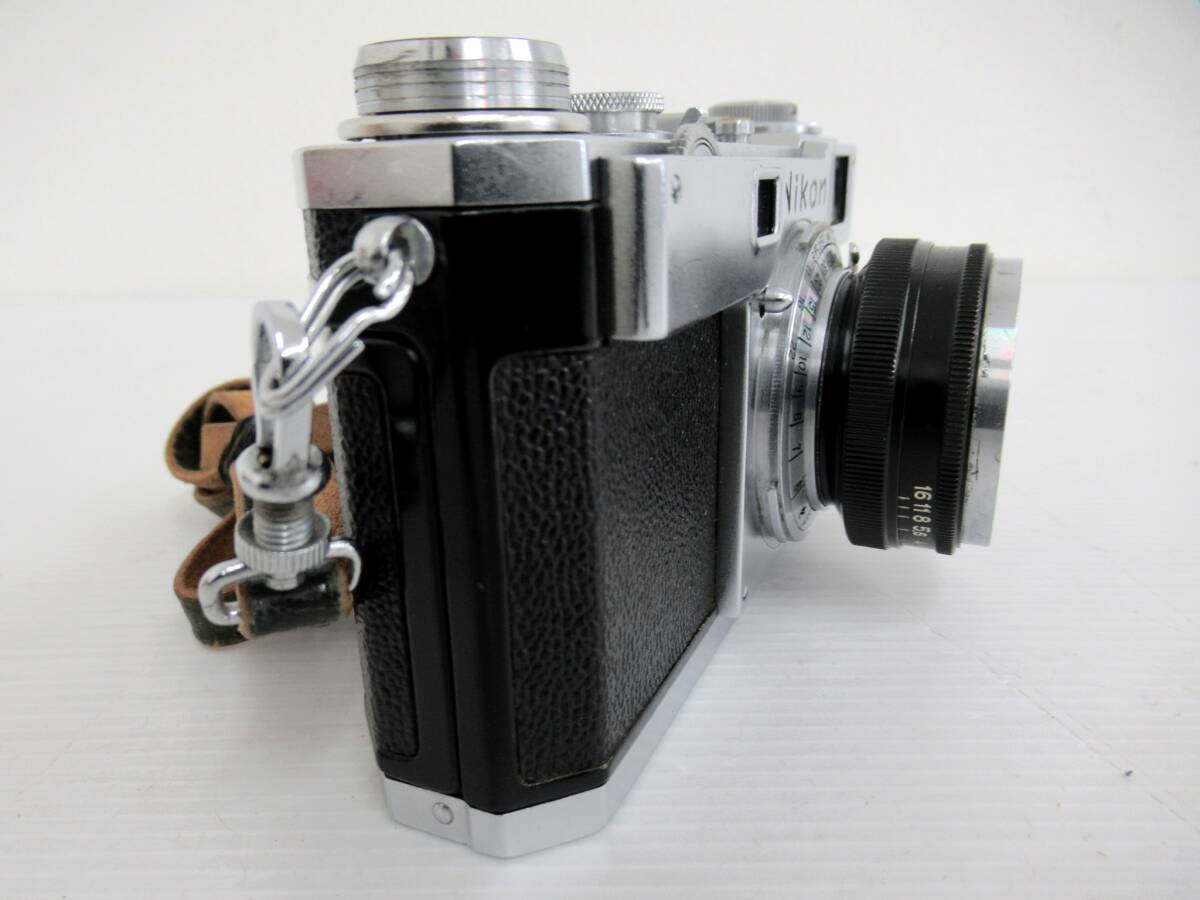 【Nikon/ニコン】寅⑤178//美品 Nikon S2 NIKKOR-HC 1:2 f=5cm フード付_画像5