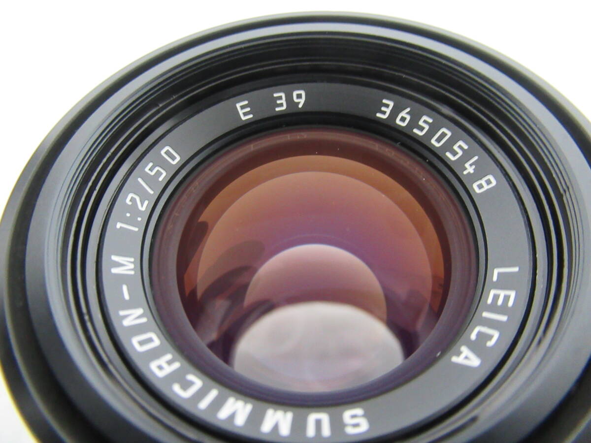 【Leica/ライカ】寅②388//SUMMICRON-M 1:2/50mm E39/箱付き美品_画像8