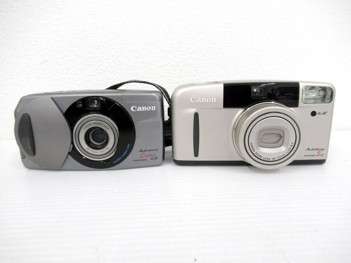 [CANON/KYOCERA/OLYMPUS/PENTAX other ].②332// film compact camera 8 pcs summarize /Autoboy Luna/ other 7 pcs 