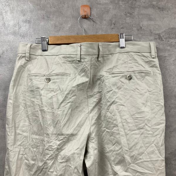 【中古】DOCKERS ホワイトベージュ STRAIGHT FIT ジップフライ チノパンツ 38x32 実寸W37in 476990007 USA 海外輸入 古着 SK10649_画像3