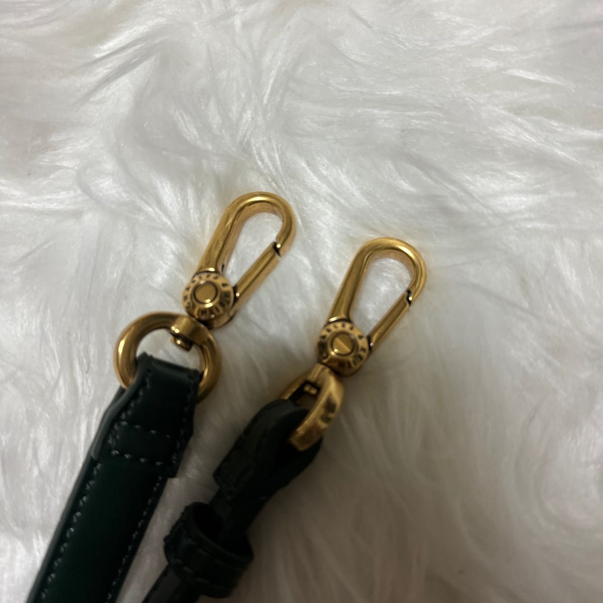 タグ付き CHARLES&KEITH 2way ガビーヌ サドルバッグ グリーン