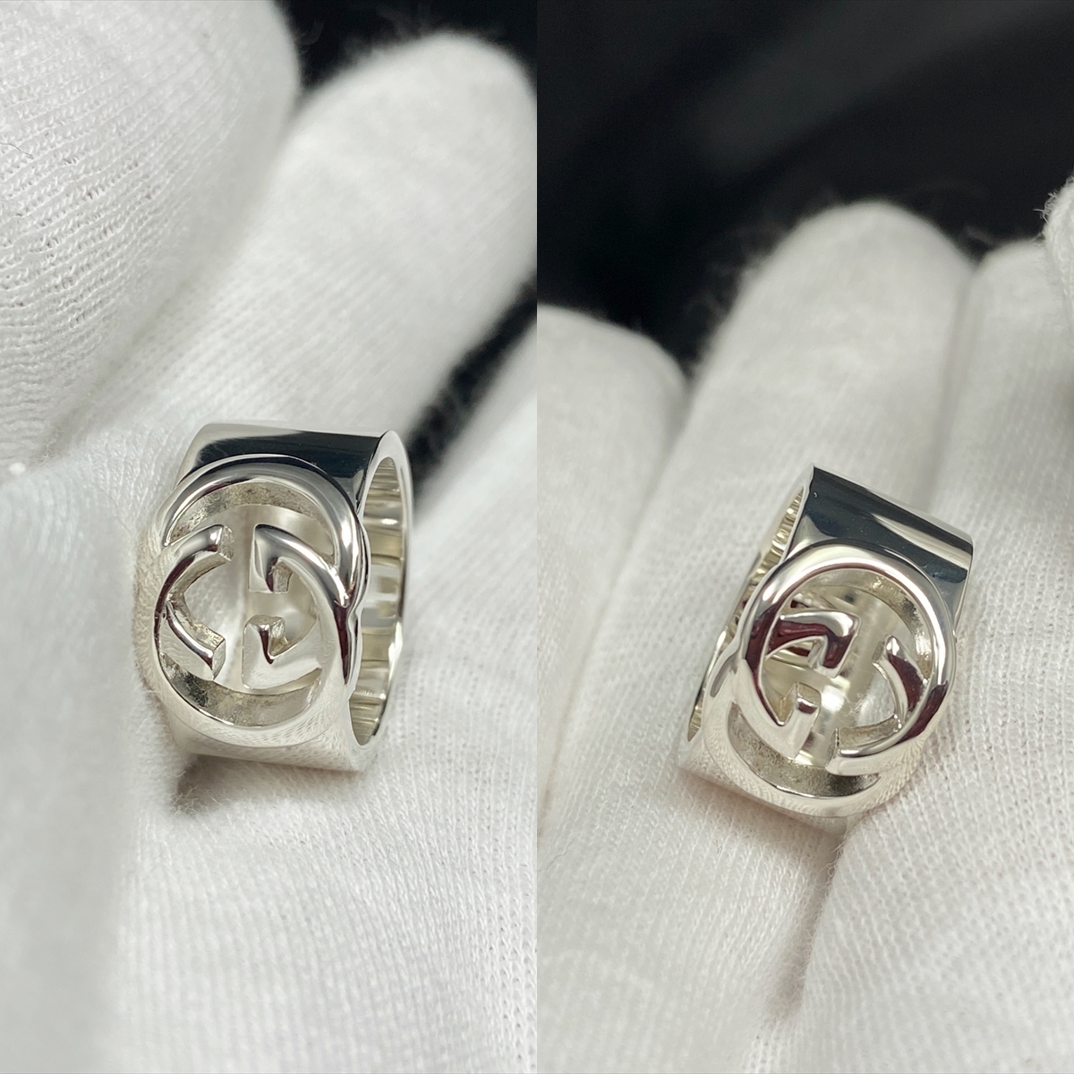 新品仕上 グッチ GUCCI インターロッキング Gロゴ ワイド 新品仕上 グッチ GUCCI インターロッキング Gロゴ ワイド