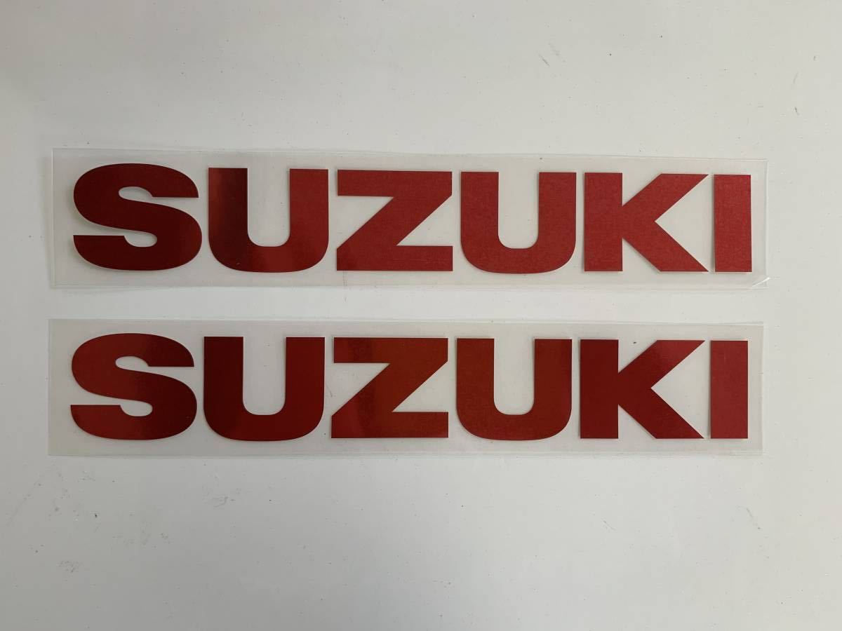 スズキ タンク エンブレム GSX1100S 刀 ファイナルエディション クロームレッド ２枚セット 送料込みです。の画像1