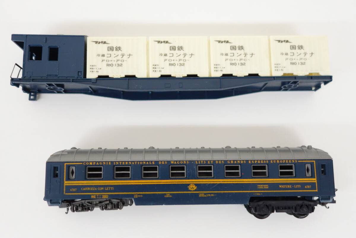  retro collection *LIMAlima* railroad model HO gauge * steam locomotiv ALCO 1930 other 7 pcs locomotive power car cargo car etc. 