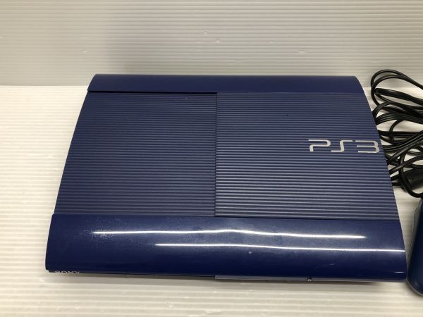 N281-240329-35 PS3　プレイステーション3 250GB CECH-4000B アズライト・ブルー 【中古品】_画像3