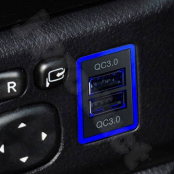 トヨタ Aタイプ USB 電源 スイッチホールパネル 2ポート スマホ タブレット アルファード 20/30系 プリウス エスティマ 50 アクア bの画像7