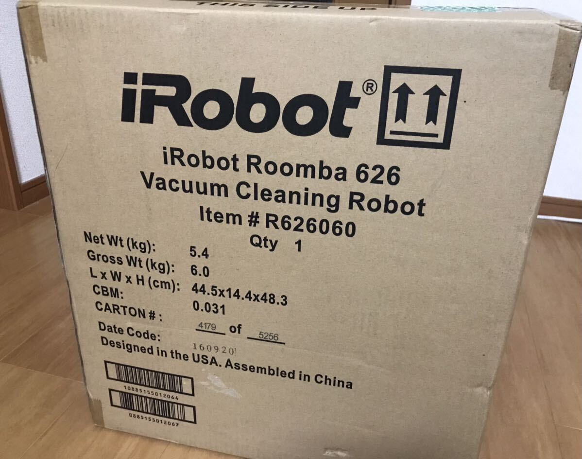 送料無料！　iRobot ロボット掃除機 Roomba 626_画像1