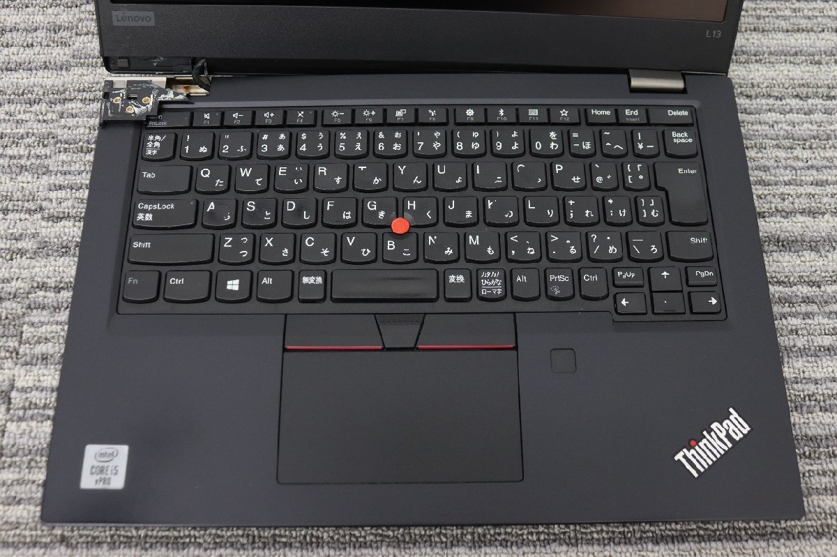 N【ジャンク品】LENOVO / ThinkPad L13 / CPU：core i5-10310U@1.70GHz / メモリ：16G / SSD：無_画像2