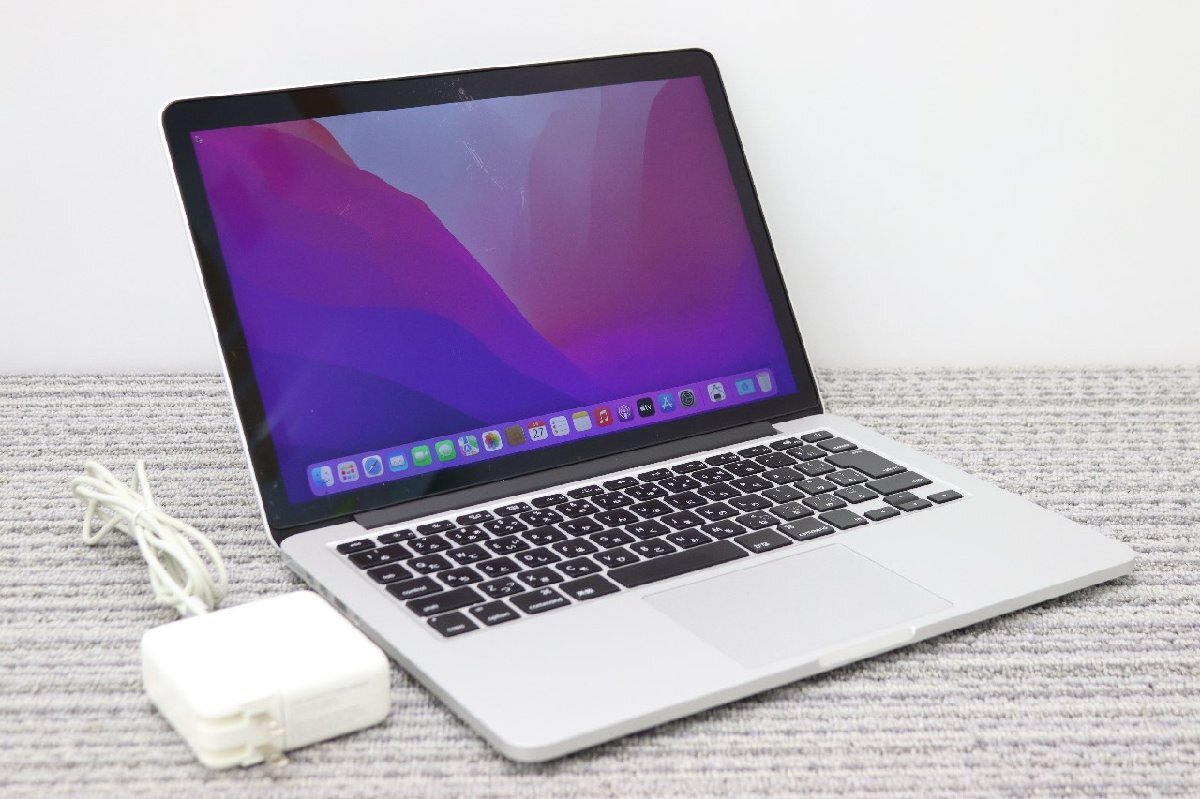 N【2015年！i7！】Apple/MacBookProA1502(Retina,13-inch,Early2015)/core i7-3.1GHz/メモリ：16GB/SSD：512GB_画像1