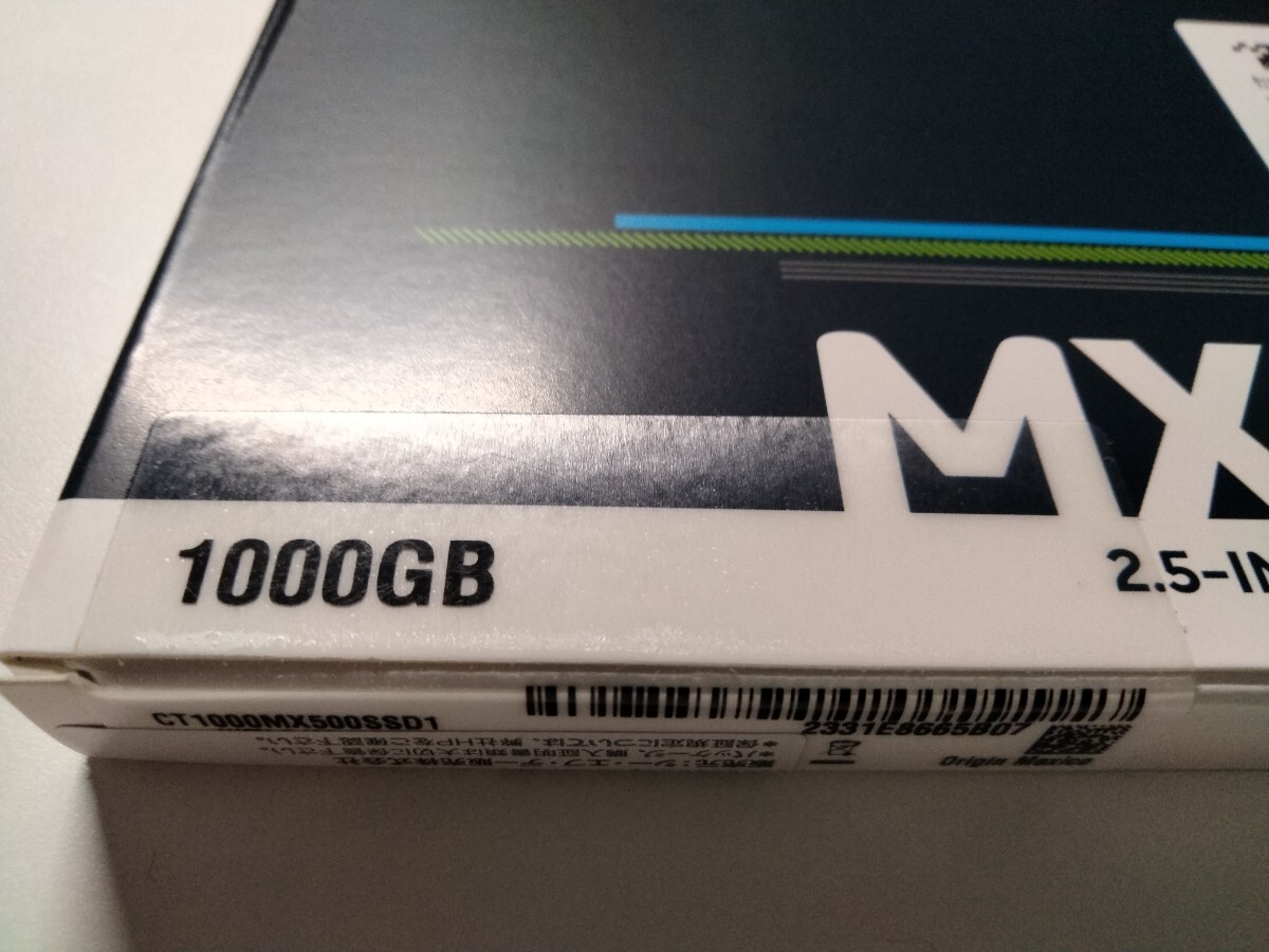 【新品】crucial MX500 1TB CT1000MX500SSD1#03