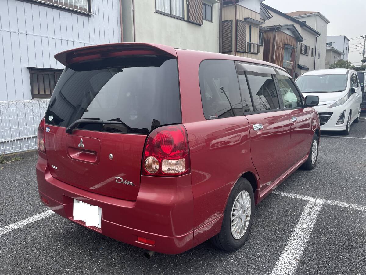 1円でも売り切り 三菱 ディオン 最終型 Mitsubishi Dion 2.0 サンクス 車検付 ETC ミニバン　7人乗り TA-CR6W_画像4