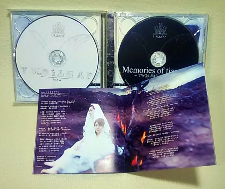 【 中古 CD 初回限定盤 】 tiaraway TWO : LEAF ◆ DVD付 ◆ 千葉紗子 南里侑香 ◆ 2005 ◆ 帯付 ◆ クリーニング済の画像2
