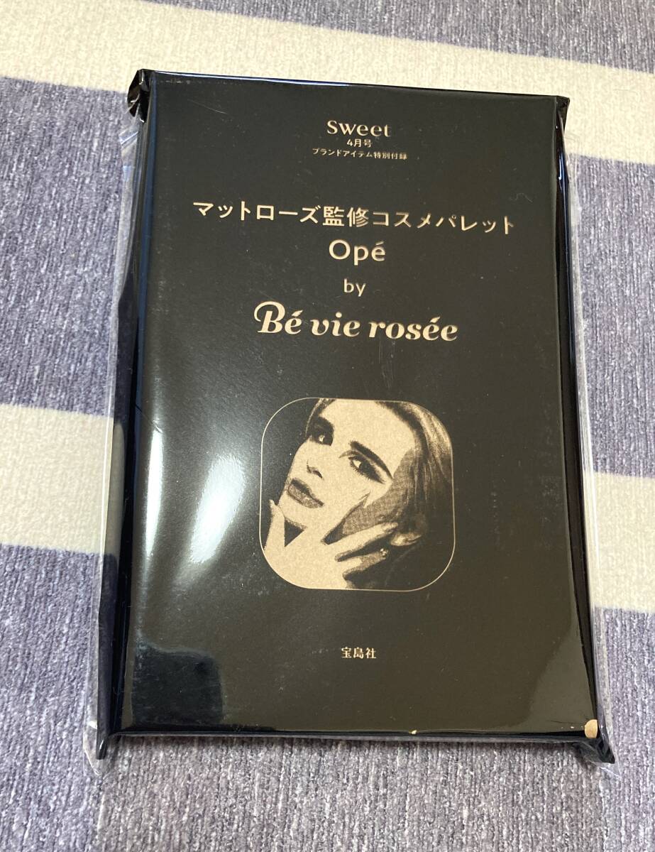 Sweet4月号付録★マットローズ監修・Ope byBe vie rosee ベビロゼ 極上コスメパレット_画像2