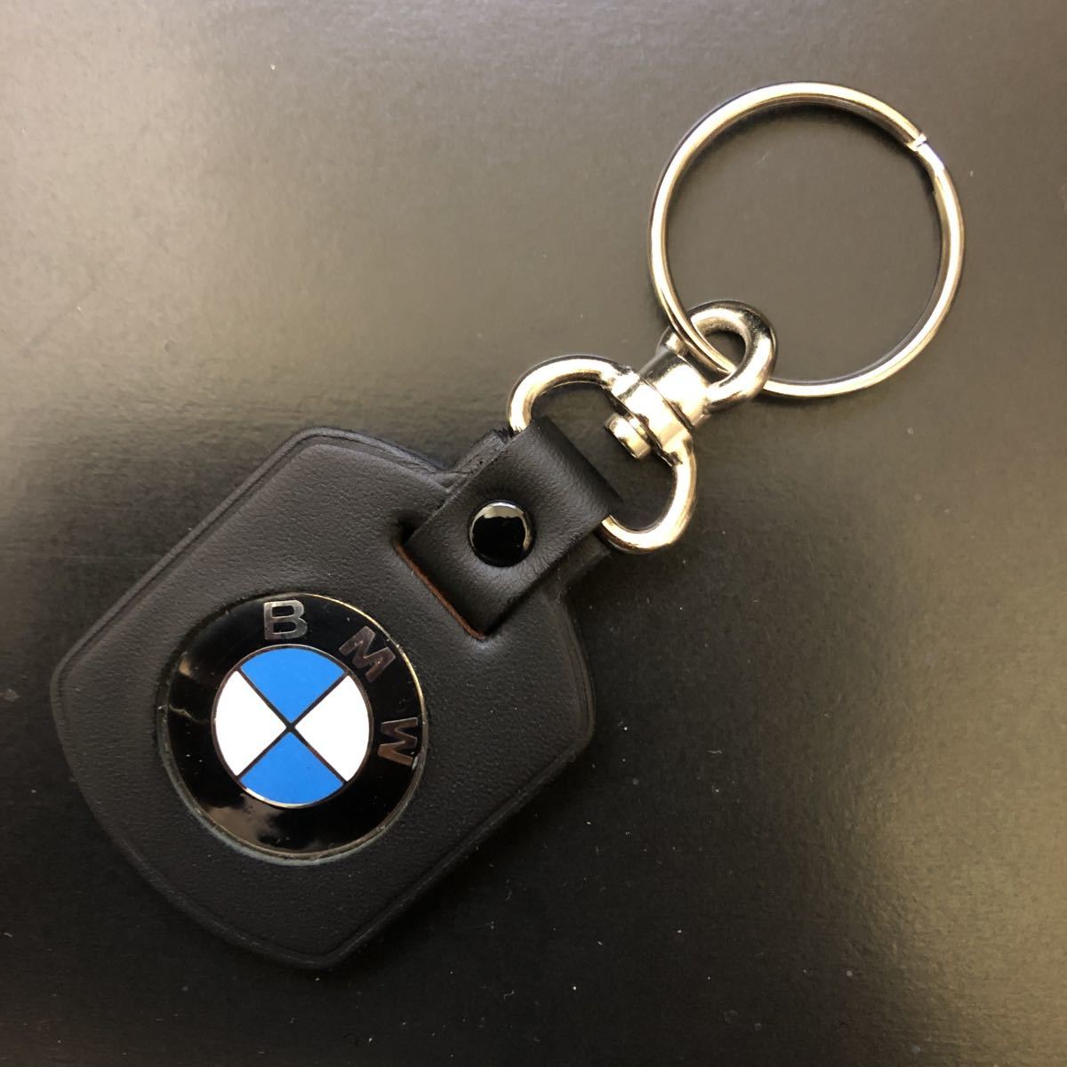 箱付き未使用★BMW純正　レザー 本革　キーホルダー　ノベルティ★_画像2