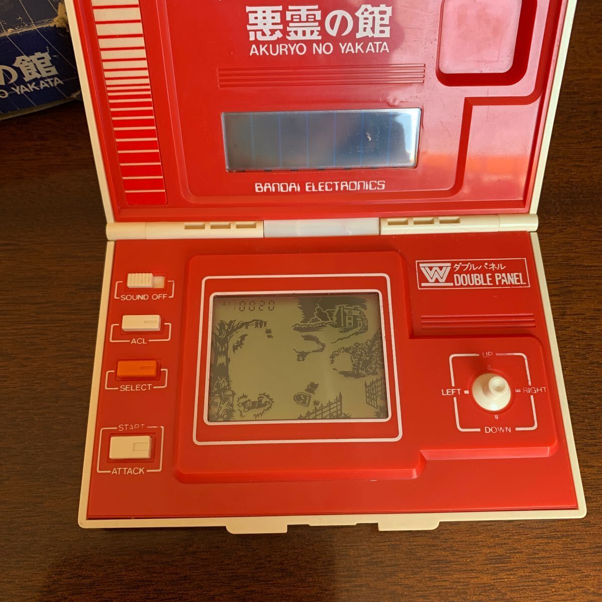 1円〜 旧バンダイ LCD ソーラーパワー ダブルパネル 電子ゲーム 悪霊の館の画像7