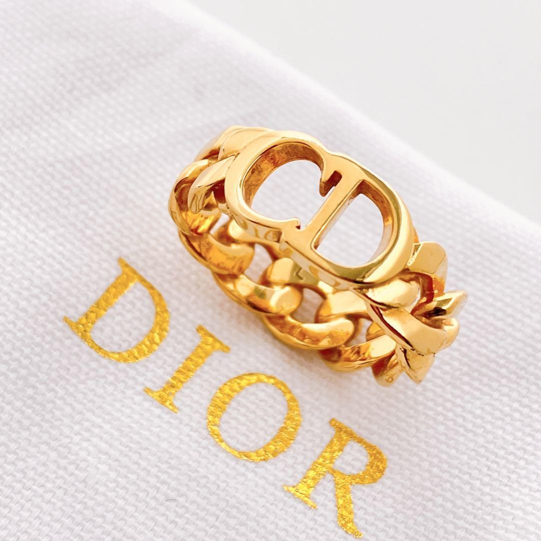  Dior dior CD кольцо кольцо Gold женский ON84 аксессуары ювелирные изделия 