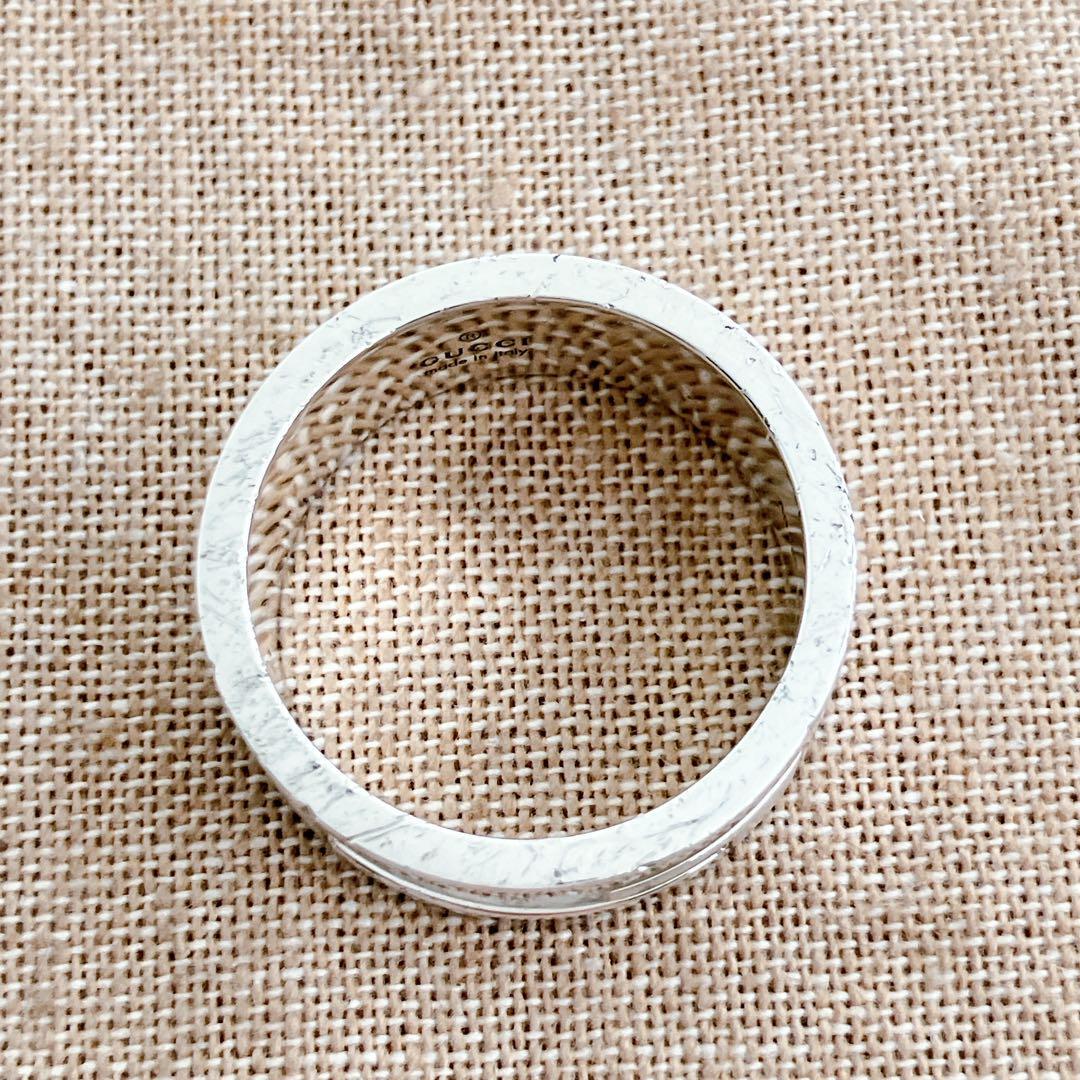 【洗浄済】グッチ GUCCI 925 リング 指輪 シルバー メンズ OT20 レディース アクセサリーの画像3