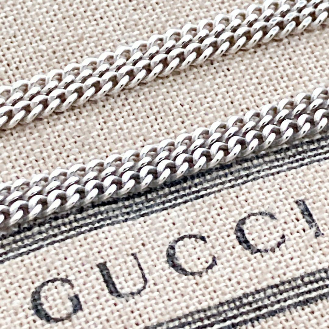 【洗浄済＊美品】グッチ GUCCI 925 ハート ネックレス シルバー OT16 ペンダント レディース アクセサリー