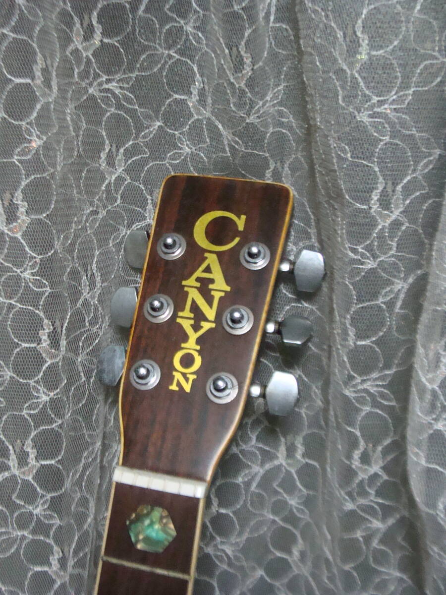 ジャンク品　CANYON W40 アコースティックギター_画像2