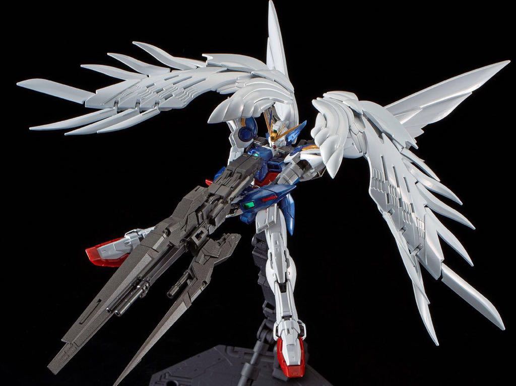 1円〜【新品未組立】プレミアムバンダイ限定 RG 1/144 ウイングガンダムゼロ EW & ドライツバーク［チタニウムフィニッシュ］ (ガンプラ MG_画像6