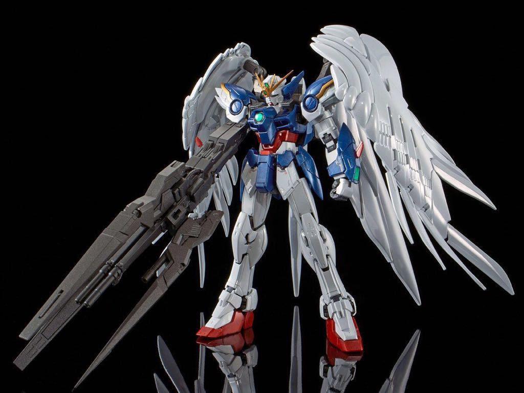 1円〜【新品未組立】プレミアムバンダイ限定 RG 1/144 ウイングガンダムゼロ EW & ドライツバーク［チタニウムフィニッシュ］ (ガンプラ MG_画像4