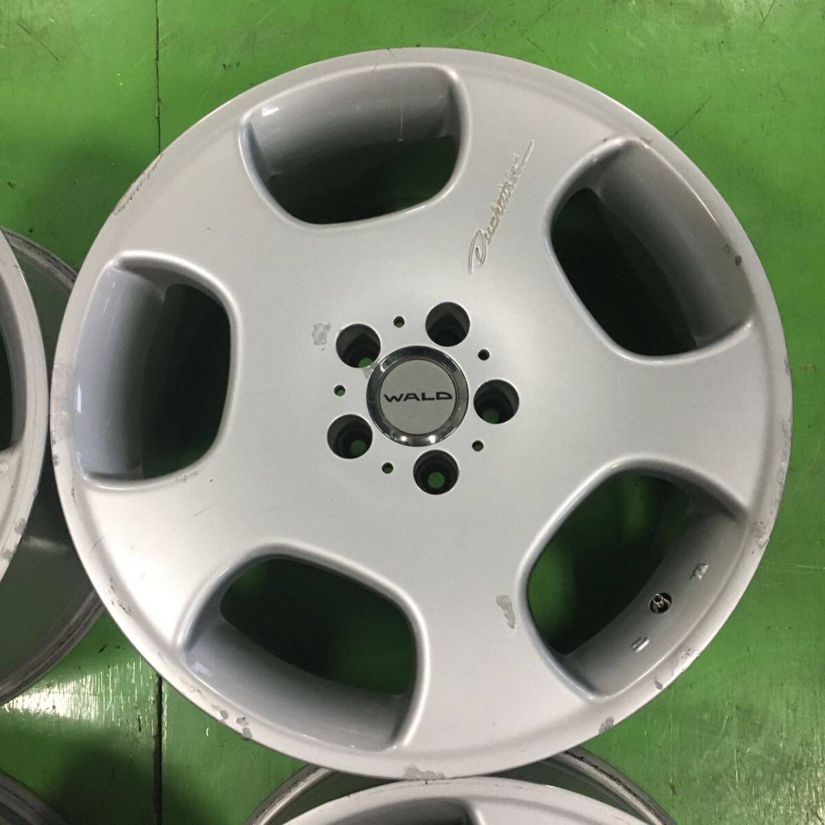 NT434 中古 WALD DUCHATELET ヴァルドドゥシャトレ ホイール 19×8.5J +43 19×9.5J +43 PCD 114.3 4本【16系アリスト/30系セルシオ】_画像4