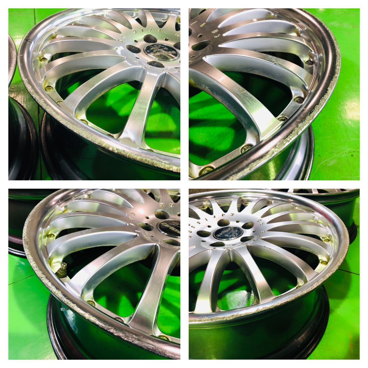 NT444 中古 CARLSSON CR1/16 RS カールソン ホイール 20×8.5J + NT444 中古 CARLSSON CR1/16 RS カールソン ホイール 20×8.5J +