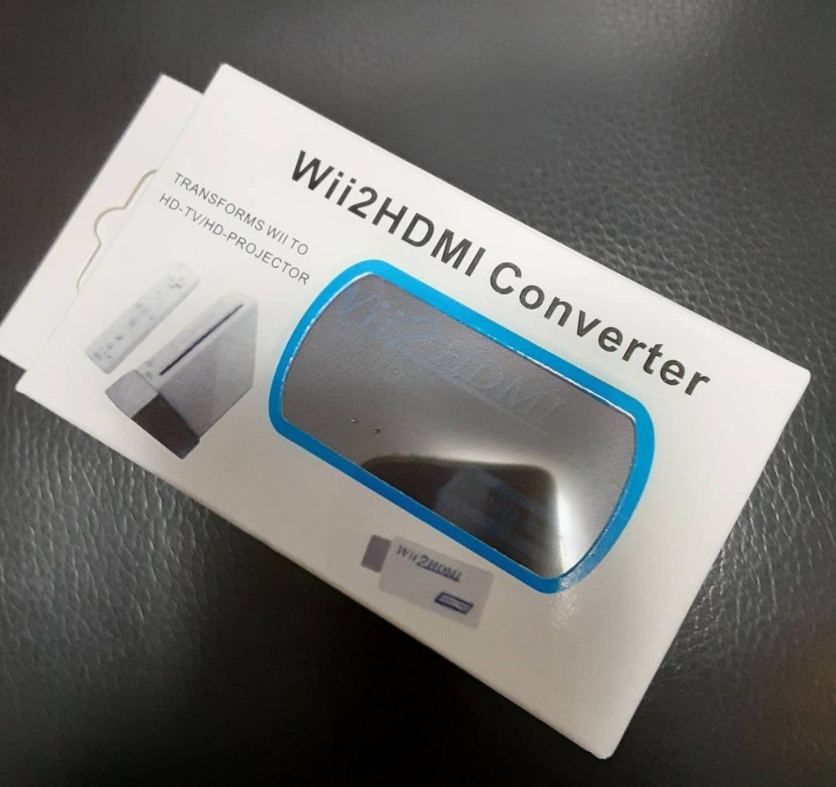 Wii HDMI 変換 アダプター 変換器 コンバーター ウィー ゲーム テレビ PCモニター Nintendo 任天堂 黒