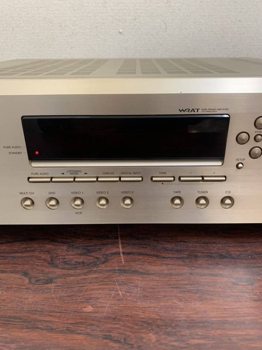 358 ONKYO オンキョー TX-SA502 6ch AVサラウンドアンプ 通電済_画像3