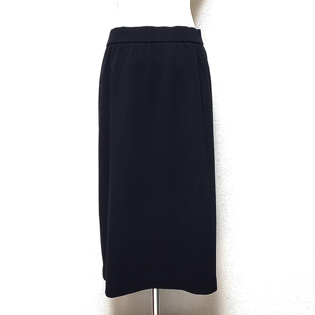 PISANO ピサーノ ブラック ウエストゴム ウール100% スカート サイズXL（約XLサイズ相当）_画像4