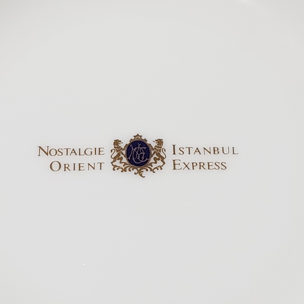 NOSTALGIE ORIENT ISTANBUL EXPRESS ノスタルジーイスタンブール-オリエントエキスプレス プレート 4枚セット 15cm 桃山陶器_画像3