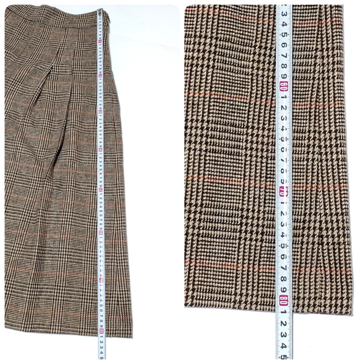 DoCLASSEduklase tweed Like *s couch . brown group size 11 tag attaching unused goods gaucho pants culotte 