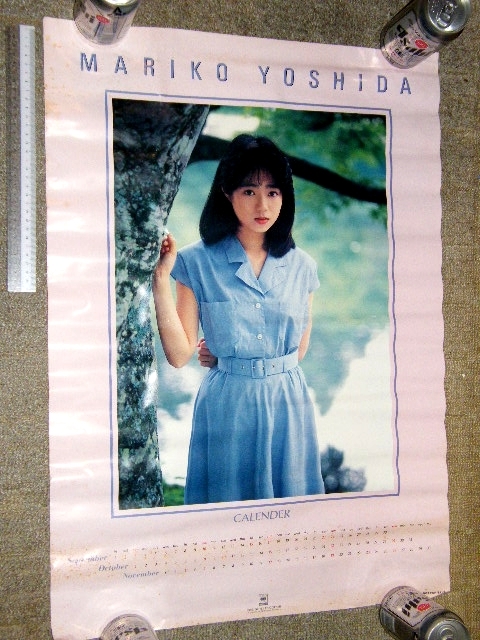 x наименование товара x (Y) скучающий годы товар! Yoshida Mariko / Yoshida Mariko? постер примерно 72cm×51m размер ощущение. размер Type! в это время. артистический талант идол певец звезда серия 