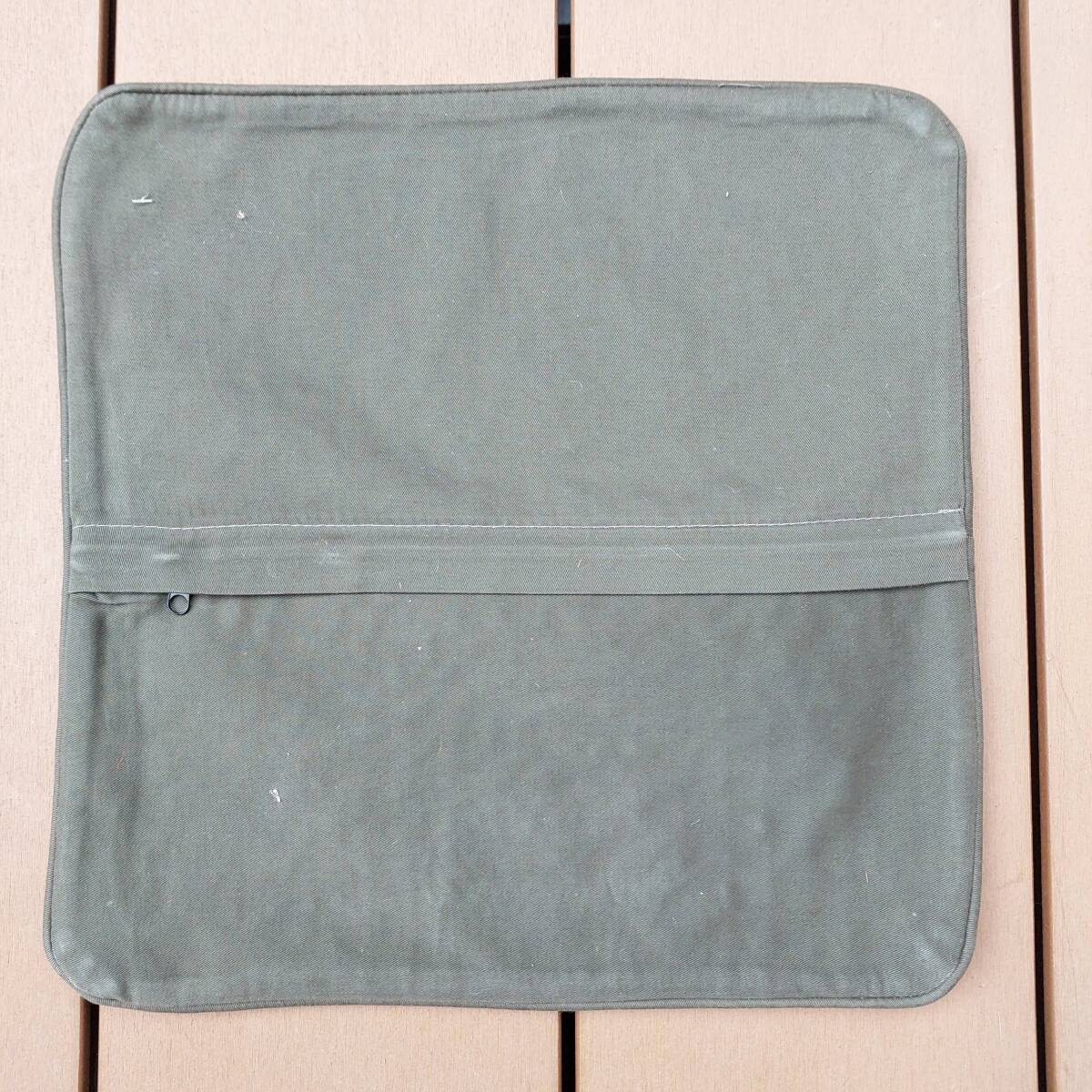トルコ　オールドキリムのクッションカバー　ウール製手織りキリム　約40×40cm　467_画像3