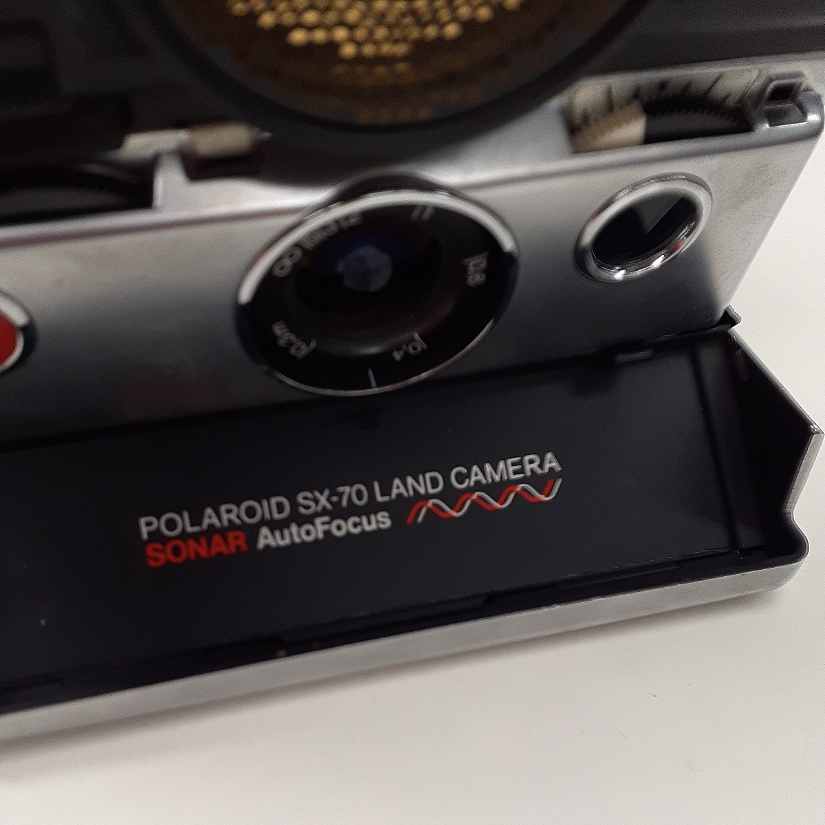 ◆ ポラロイド Polaroid SX-70 LAND CAMERA SONAR AutoFocus ◆インスタントカメラ◆動作未確認ジャンク品　み_画像5