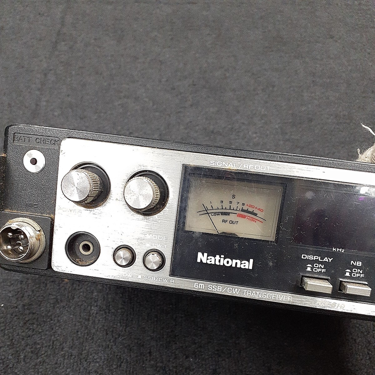National RJX-610 SSB/CW トランシーバー 無線機 ナショナル アマチュア無線 ジャンク品　ま_画像10