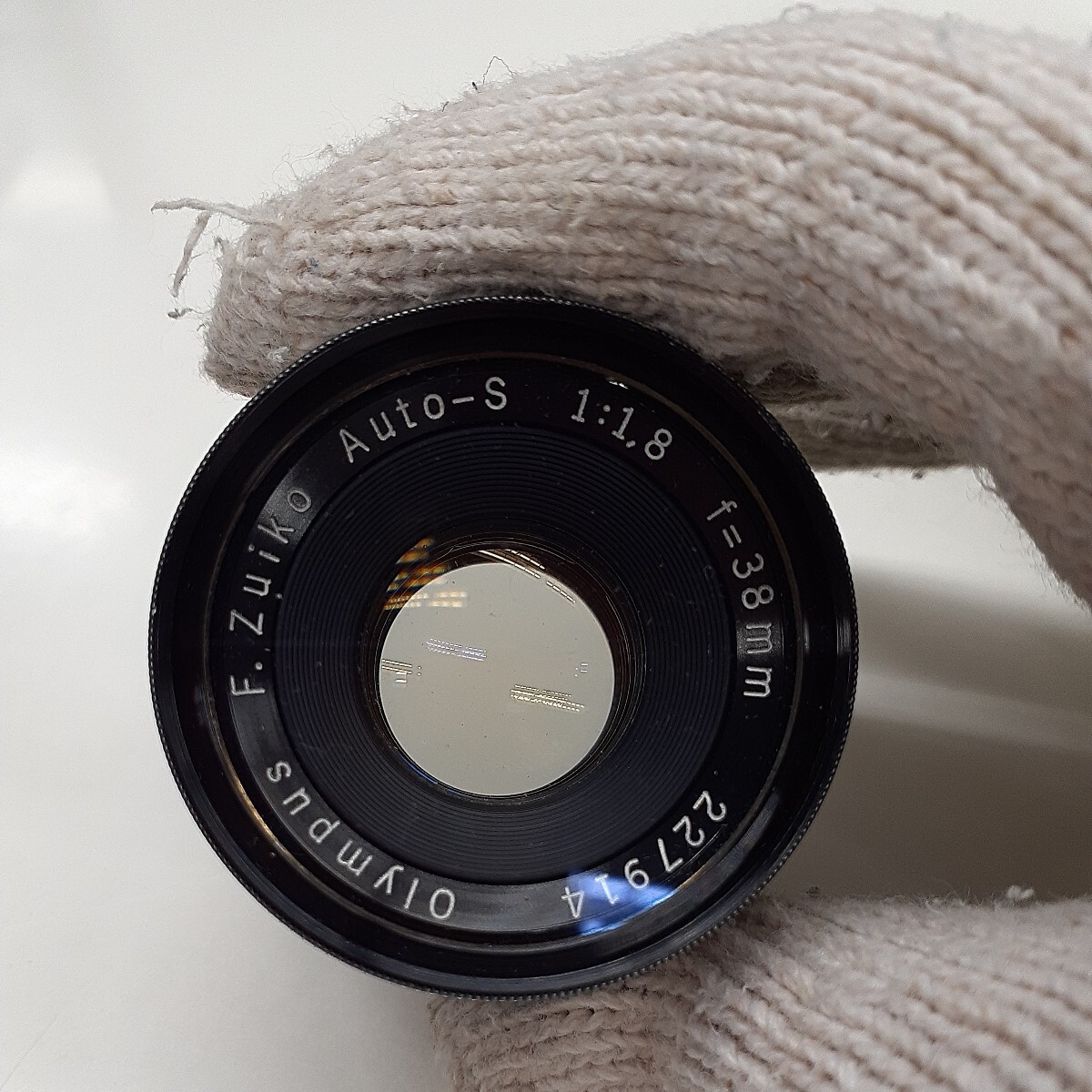 OLYMPUS-PEN F オリンパスペン 一眼レフカメラ レンズ F.Zuiko Auto-S 1:1.8 f=38mm だ_画像10