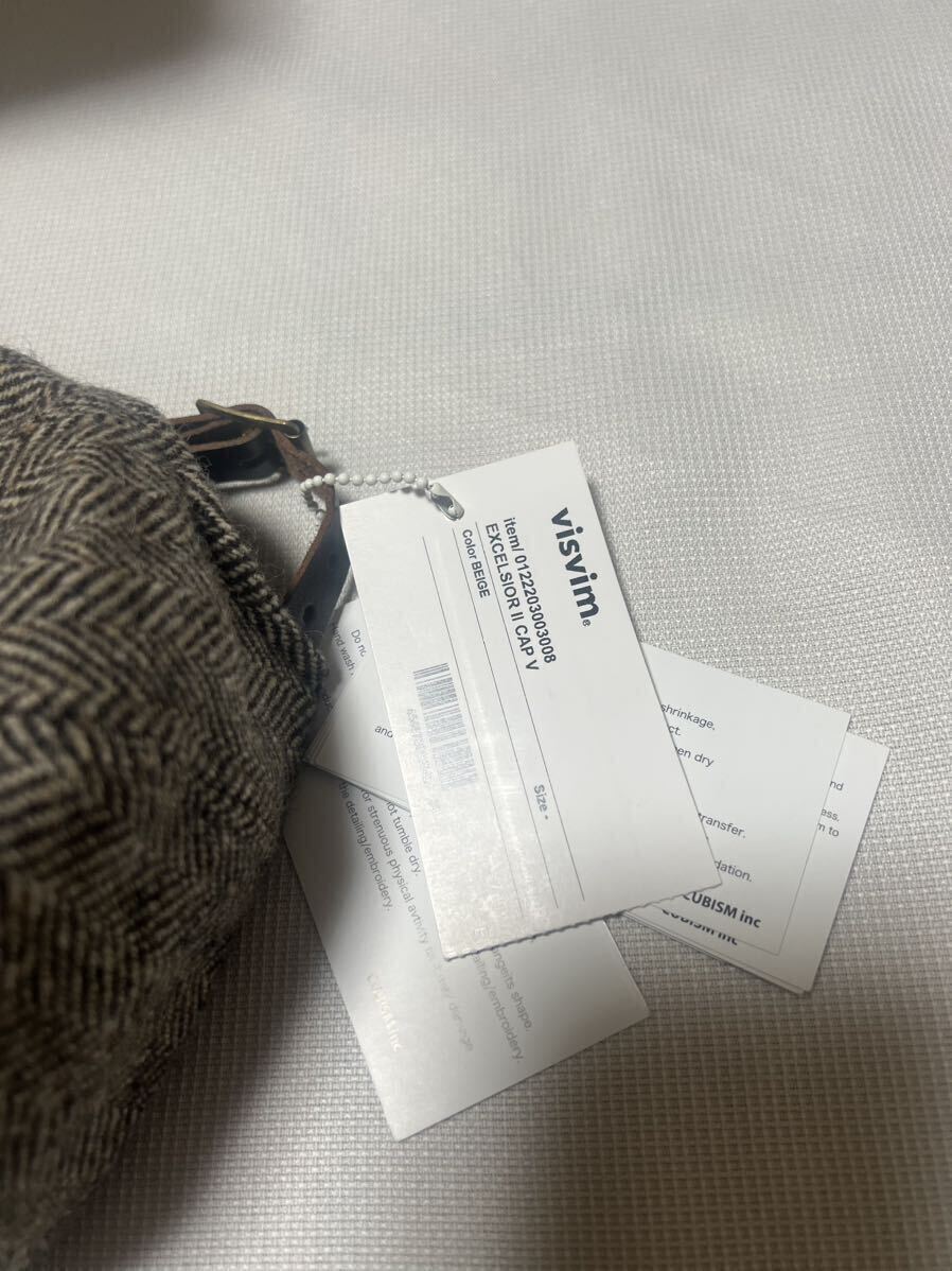 visvim 2023 EXCELSIOR II CAP V BEIGE 送料無料 中古美品 // 24SS JOURNEYMAN PANTS TAKED CRUSH IRIS ICT ERA _画像3