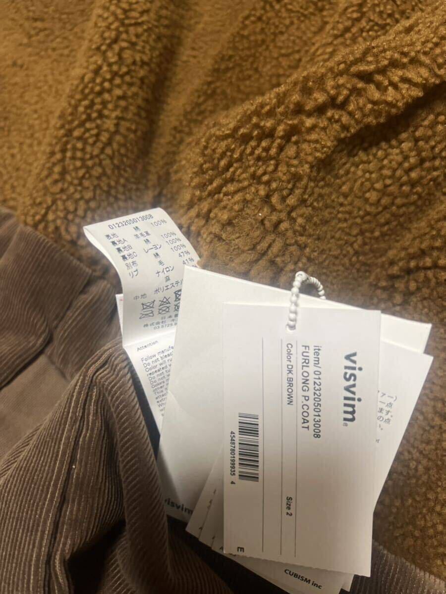 visvim 2023AW FURLONG P.COAT DK.BROWN size2 送料無料 新品超希少商品 限定品//24SS ICT JOURNEYMANPANTS IRIS CARROL PANTS_画像7