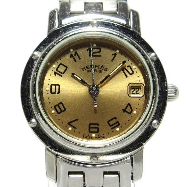 HERMES(エルメス) 腕時計 クリッパー CL4.210 レディース ブロンズ