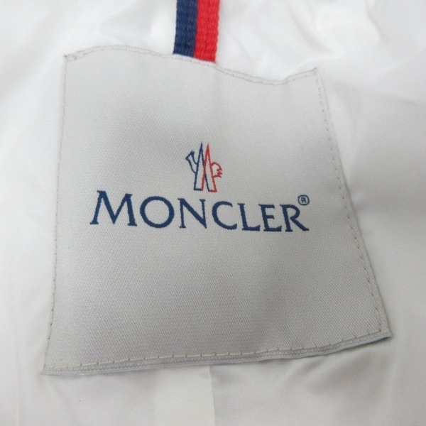 モンクレール MONCLER ブルゾン サイズ0 XS - 黒×白 レディース 長袖/春/秋 美品 ジャケット_画像3