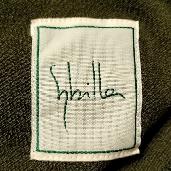 シビラ Sybilla パンツ サイズS - ダークグリーン レディース クロップド(半端丈) ボトムス_画像3