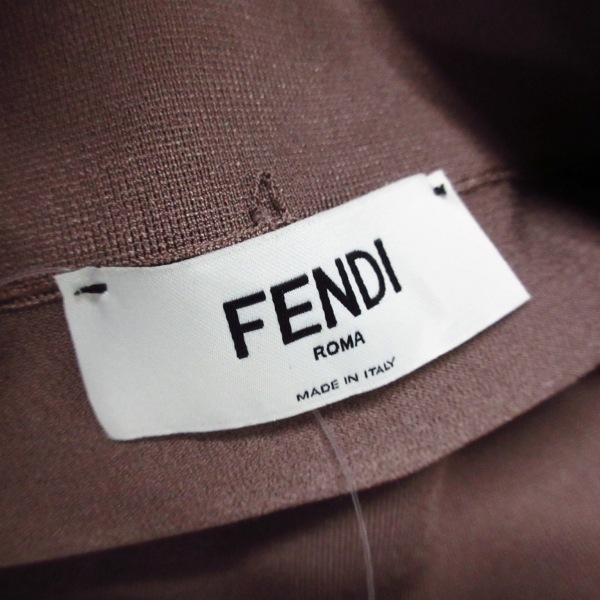 フェンディ FENDI スカート サイズ42 M FZQ644 - 化学繊維×シルク 白×ピンクグレー レディース ボトムス_画像3