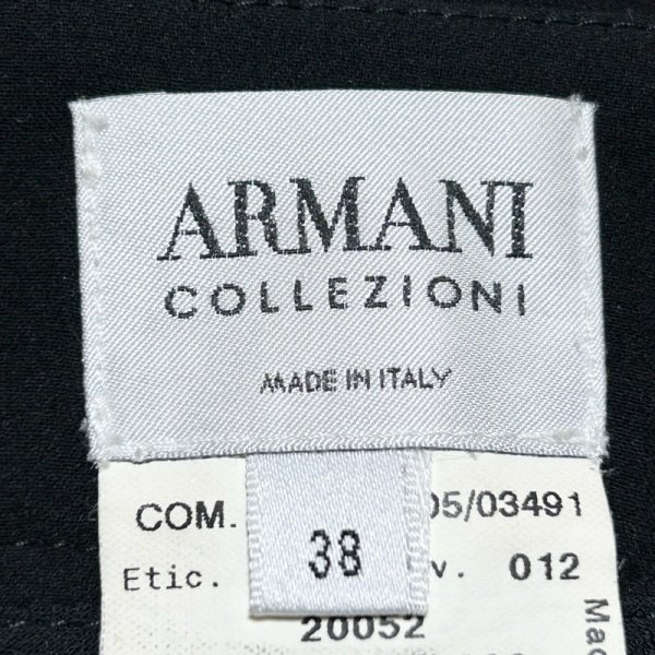 アルマーニコレッツォーニ ARMANICOLLEZIONI スカート サイズ38 S - 黒 レディース ひざ丈 ボトムス_画像3