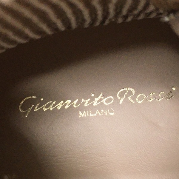 ジャンヴィト・ロッシ Gianvito Rossi スニーカー 34 - レザー ベージュ レディース ハイカット 美品 靴_画像5
