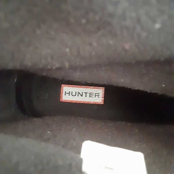  Hunter HUNTER ботинки EU 38 - химия волокно × Raver чёрный женский боты обувь 