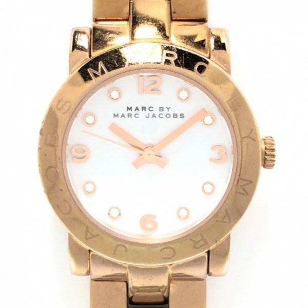 MARC BY MARC JACOBS( Mark Jacobs ) wristwatch - MBM3078 lady's rhinestone index white 